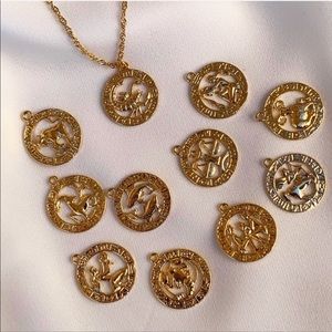 Zodiac Coin Pendant